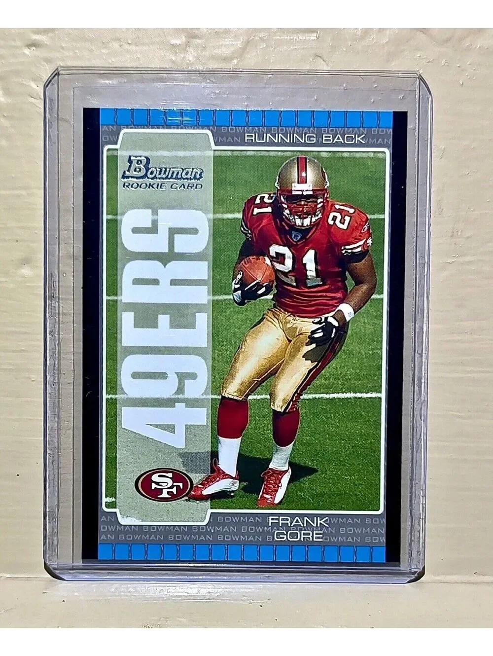 2005 Frank Gore Topps Bowman #130 NFL Rookie Trading Card 49ers